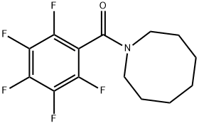 azocan-1-yl-(2,3,4,5,6-pentafluorophenyl)methanone Structure