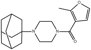 [4-(1-adamantyl)piperazin-1-yl]-(2-methylfuran-3-yl)methanone|