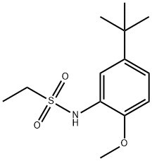 N-(5-tert-butyl-2-methoxyphenyl)ethanesulfonamide Structure