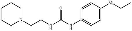 1-(4-ethoxyphenyl)-3-(2-piperidin-1-ylethyl)urea 结构式