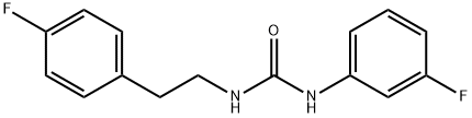 1-(3-fluorophenyl)-3-[2-(4-fluorophenyl)ethyl]urea Structure