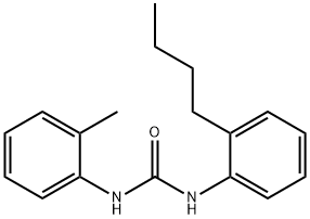 1-(2-butylphenyl)-3-(2-methylphenyl)urea Struktur