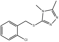 899024-87-4 3-[(2-chlorophenyl)methylsulfanyl]-4,5-dimethyl-1,2,4-triazole