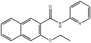 3-ethoxy-N-pyridin-2-ylnaphthalene-2-carboxamide Struktur