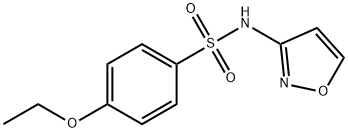 4-ethoxy-N-(1,2-oxazol-3-yl)benzenesulfonamide Struktur