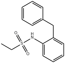 N-(2-benzylphenyl)ethanesulfonamide 化学構造式