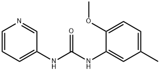 1-(2-methoxy-5-methylphenyl)-3-pyridin-3-ylurea,903721-50-6,结构式