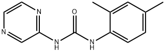 1-(2,4-dimethylphenyl)-3-pyrazin-2-ylurea Structure