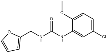 1-(5-chloro-2-methoxyphenyl)-3-(furan-2-ylmethyl)urea Structure