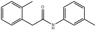 2-(2-methylphenyl)-N-(3-methylphenyl)acetamide 化学構造式