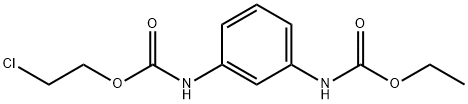 ethyl N-[3-(2-chloroethoxycarbonylamino)phenyl]carbamate Structure