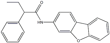 N-dibenzofuran-3-yl-2-phenylbutanamide Structure