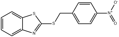 2-[(4-nitrophenyl)methylsulfanyl]-1,3-benzothiazole Struktur