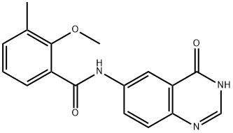 2-methoxy-3-methyl-N-(4-oxo-1H-quinazolin-6-yl)benzamide Struktur