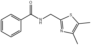 N-[(4,5-dimethyl-1,3-thiazol-2-yl)methyl]benzamide Structure