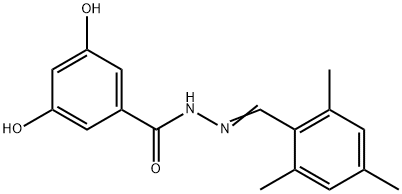 932917-05-0 3,5-dihydroxy-N-[(E)-(2,4,6-trimethylphenyl)methylideneamino]benzamide