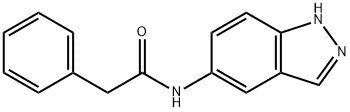 N-(1H-indazol-5-yl)-2-phenylacetamide 化学構造式