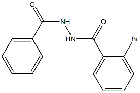 N'-benzoyl-2-bromobenzohydrazide Struktur
