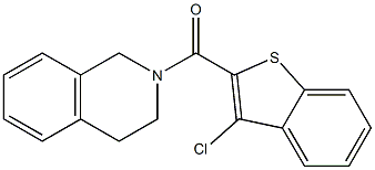 (3-chloro-1-benzothiophen-2-yl)-(3,4-dihydro-1H-isoquinolin-2-yl)methanone