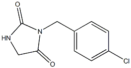 3-[(4-chlorophenyl)methyl]imidazolidine-2,4-dione 化学構造式