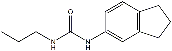 1-(2,3-dihydro-1H-inden-5-yl)-3-propylurea Structure
