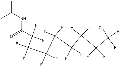 9-chloro-2,2,3,3,4,4,5,5,6,6,7,7,8,8,9,9-hexadecafluoro-N-propan-2-ylnonanamide Structure