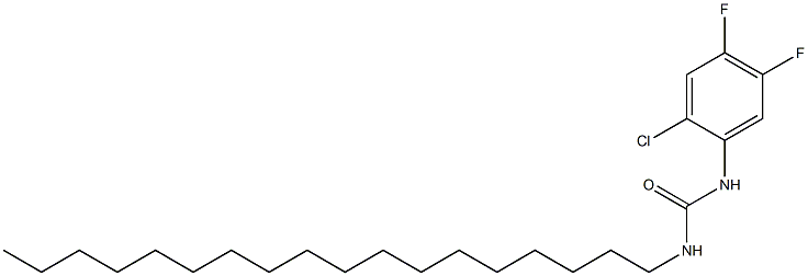 1-(2-chloro-4,5-difluorophenyl)-3-octadecylurea 结构式