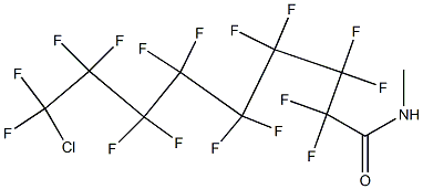 9-chloro-2,2,3,3,4,4,5,5,6,6,7,7,8,8,9,9-hexadecafluoro-N-methylnonanamide 结构式