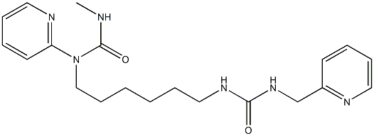 1-(pyridin-2-ylmethyl)-3-[6-(pyridin-2-ylmethylcarbamoylamino)hexyl]urea Structure