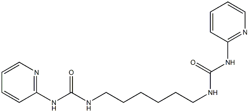 1-pyridin-2-yl-3-[6-(pyridin-2-ylcarbamoylamino)hexyl]urea Structure