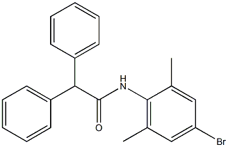 N-(4-bromo-2,6-dimethylphenyl)-2,2-diphenylacetamide Structure