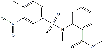 methyl 2-[methyl-(4-methyl-3-nitrophenyl)sulfonylamino]benzoate