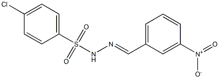 4-chloro-N-[(E)-(3-nitrophenyl)methylideneamino]benzenesulfonamide|