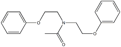 N,N-bis(2-phenoxyethyl)acetamide,,结构式