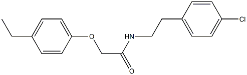 N-[2-(4-chlorophenyl)ethyl]-2-(4-ethylphenoxy)acetamide