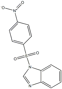 1-(4-nitrophenyl)sulfonylbenzimidazole Structure