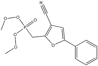 2-(dimethoxyphosphorylmethyl)-5-phenylfuran-3-carbonitrile|