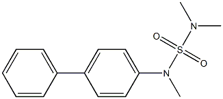 N-(dimethylsulfamoyl)-N-methyl-4-phenylaniline Structure