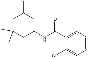 2-chloro-N-(3,3,5-trimethylcyclohexyl)benzamide 结构式