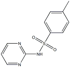 4-methyl-N-pyrimidin-2-ylbenzenesulfonamide 化学構造式