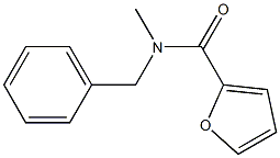 N-benzyl-N-methylfuran-2-carboxamide 结构式