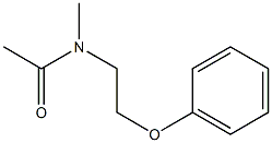 N-methyl-N-(2-phenoxyethyl)acetamide Structure