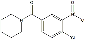 (4-chloro-3-nitrophenyl)-piperidin-1-ylmethanone Structure