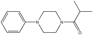 2-methyl-1-(4-phenylpiperazin-1-yl)propan-1-one Structure