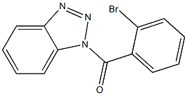 benzotriazol-1-yl-(2-bromophenyl)methanone 化学構造式