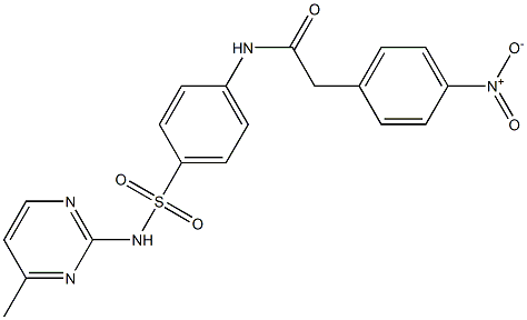 N-[4-[(4-methylpyrimidin-2-yl)sulfamoyl]phenyl]-2-(4-nitrophenyl)acetamide Structure