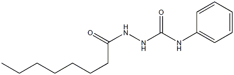 1-(octanoylamino)-3-phenylurea 化学構造式