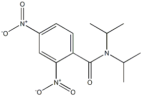 2,4-dinitro-N,N-di(propan-2-yl)benzamide 化学構造式