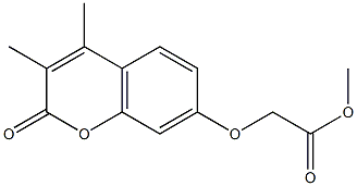  methyl 2-(3,4-dimethyl-2-oxochromen-7-yl)oxyacetate