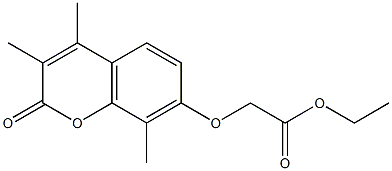 ethyl 2-(3,4,8-trimethyl-2-oxochromen-7-yl)oxyacetate